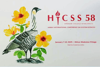 Our Participation Experience at the 58th Hawaii International Conference on System Sciences (HICSS)
